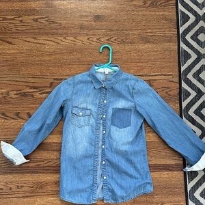 Cotton On Denim Long Sleeve Shirt- XXS
